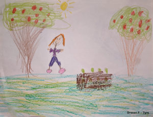 Childs drawing of North Country Fall