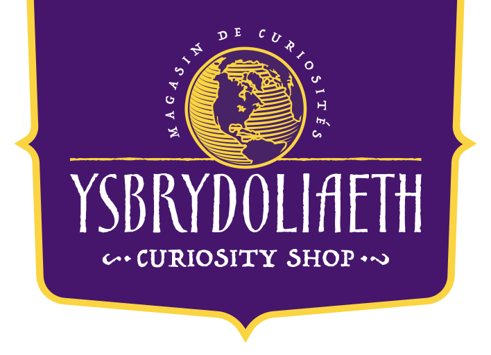 Ysbrydoliaeth Curiosity Shop Logo